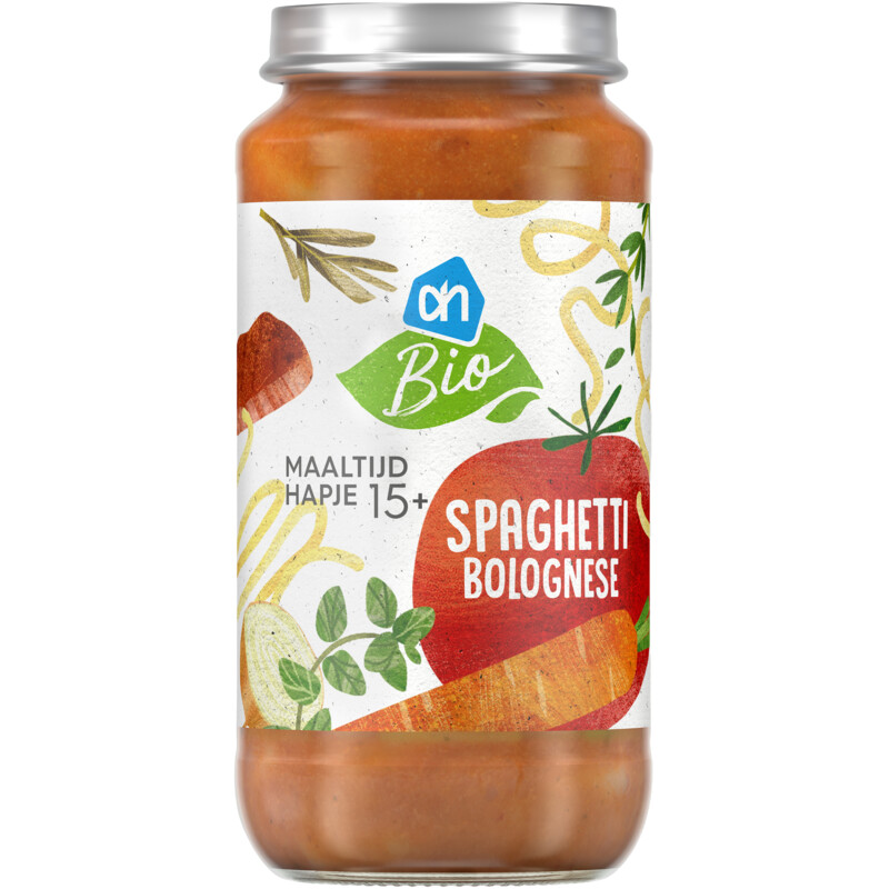 AH Biologisch Maaltijdhapje spaghetti bolognese 15+