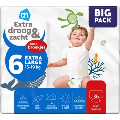 AH Extra droog en zacht pants maat 6