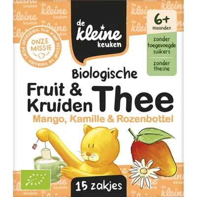 De Kleine Keuken Biologische fruit & kruidenthee 6m+