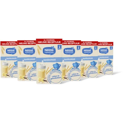 Nestlé Pyjamapapje vanille 6m+ 3x voordeel 6pck