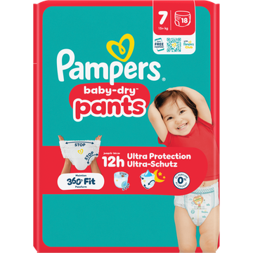 Pampers Baby-dry pants luierbroekje maat 7