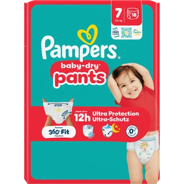 Pampers Baby-dry pants luierbroekje maat 7