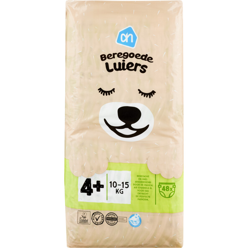 AH Beregoede luiers maxi plus maat 4+