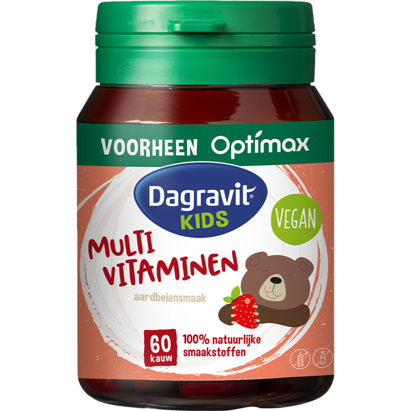 Dagravit Natural kids multi aardbei