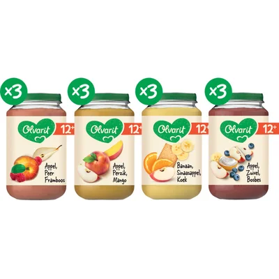 Olvarit Variatiemenu fruit 12m+