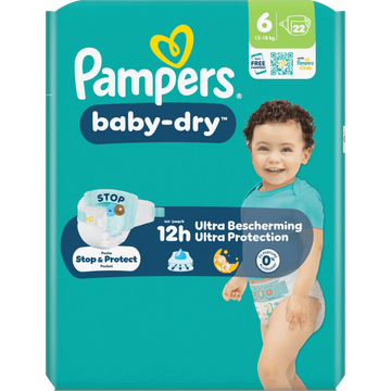 Pampers Baby-dry luiers maat 6