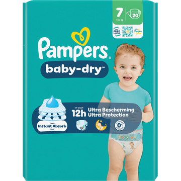 Pampers Baby-dry luiers maat 7
