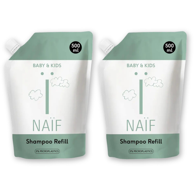 Naïf Baby&kids nourishing shampoo refill 2pk