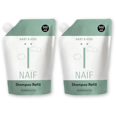 Naïf Baby&kids nourishing shampoo refill 2pk