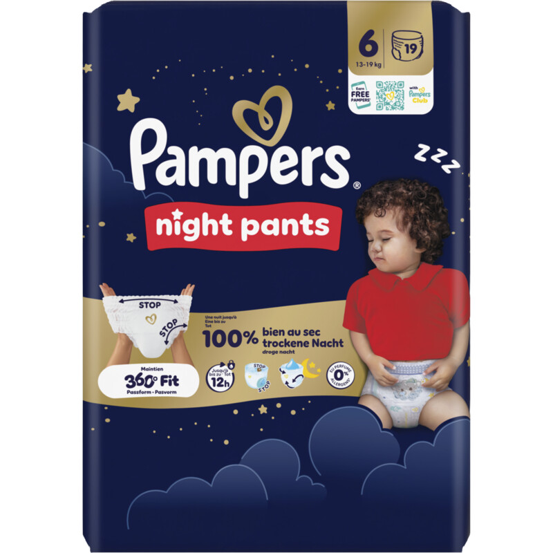 Pampers Night pants luierbroekje maat 6