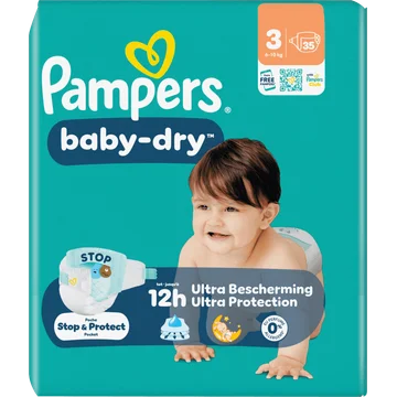 Pampers Baby-dry luiers maat 3