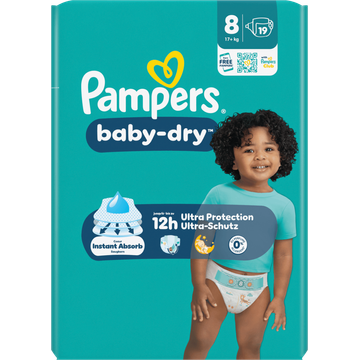 Pampers Baby-dry luiers maat 8