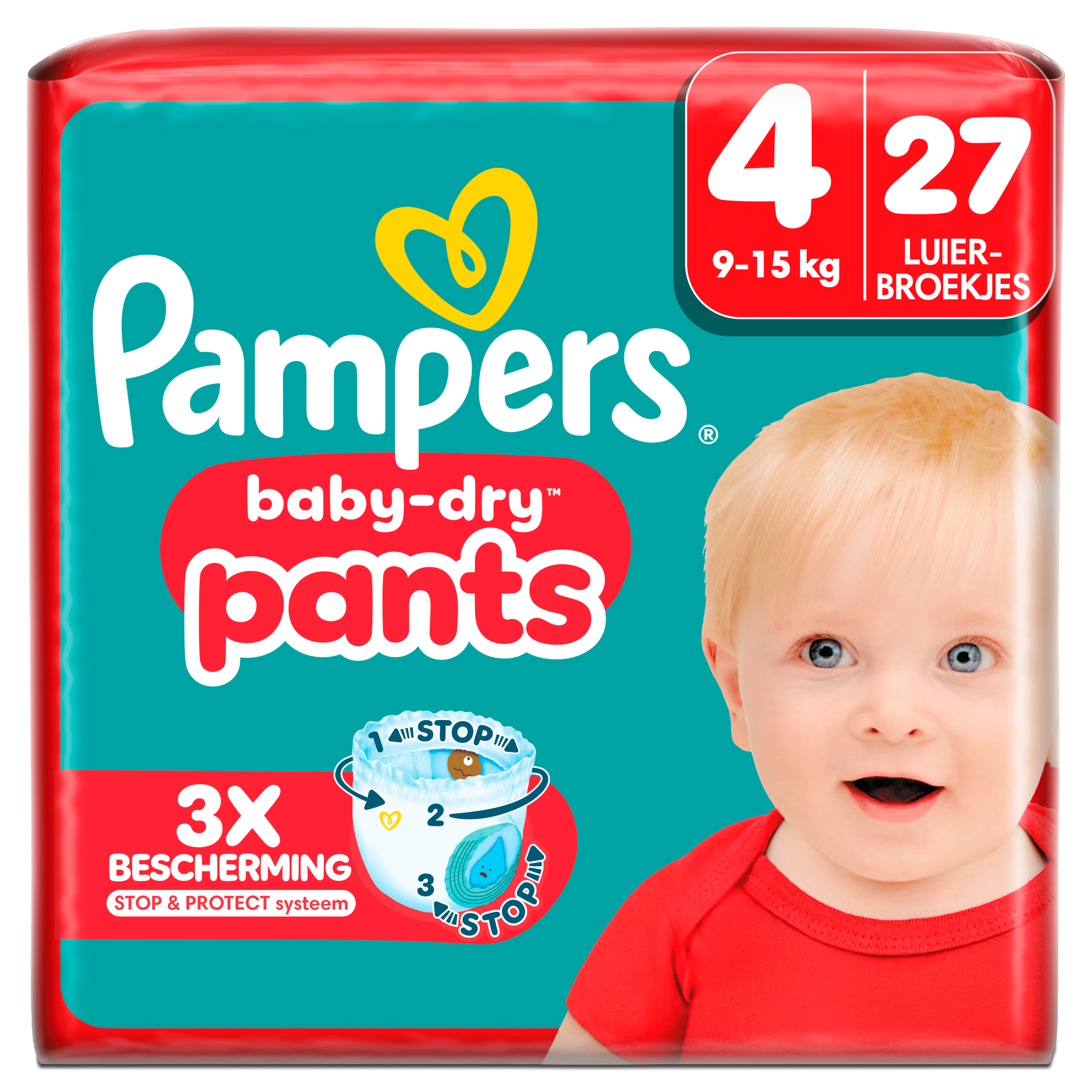 Pampers Baby-dry pants maat 4 XXL pack