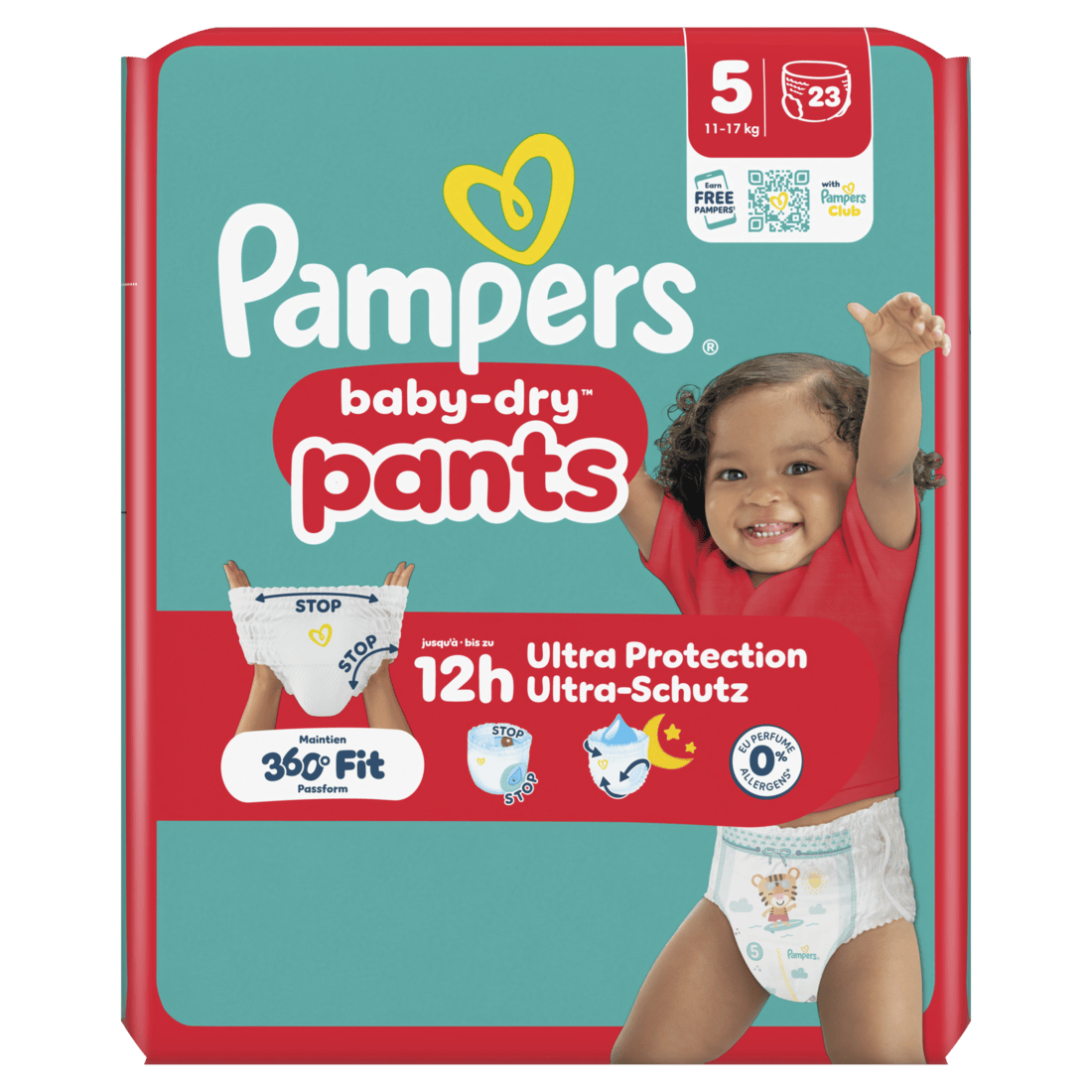Pampers Baby-dry pants maat 5 XXL pack
