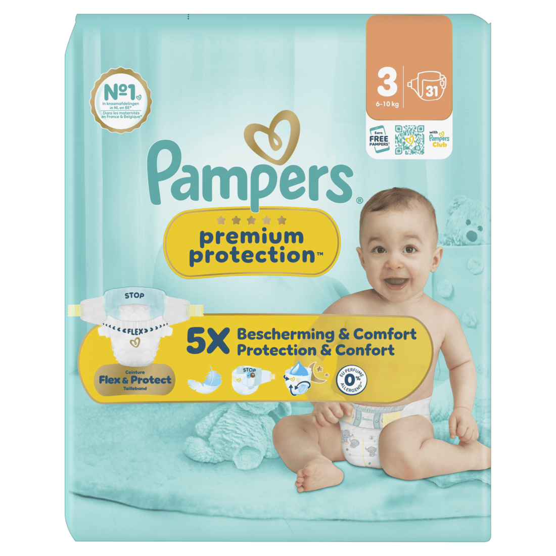 Pampers Premium protection luiers maat 3