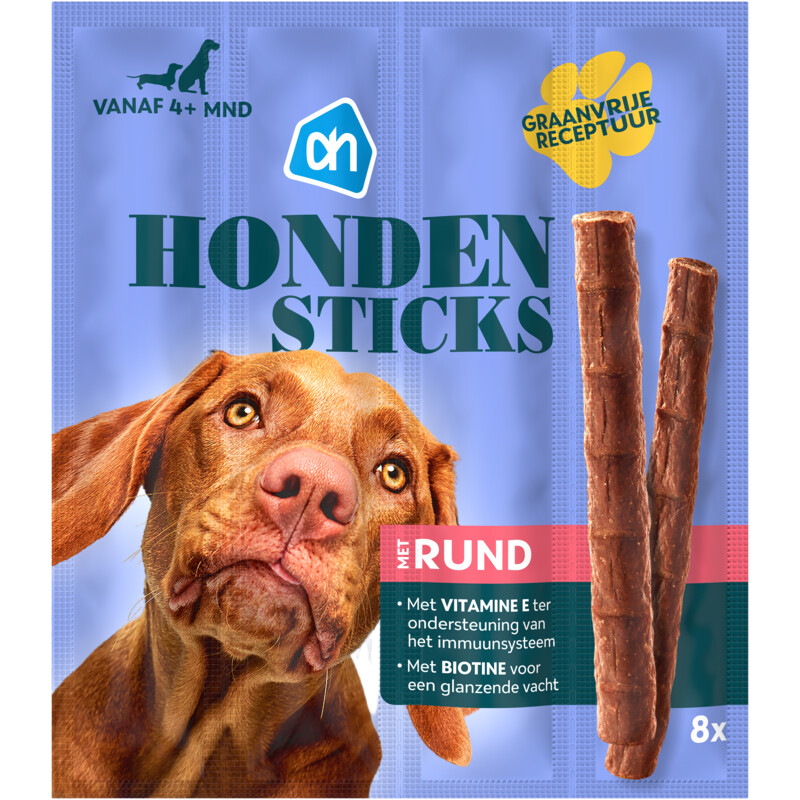 AH Honden sticks met rund