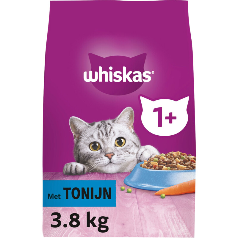 Whiskas 1+ Brokken met tonijn