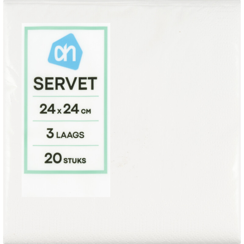 AH Servetten wit 3-laags