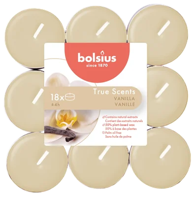 Bolsius True scents geurtheelichten vanille