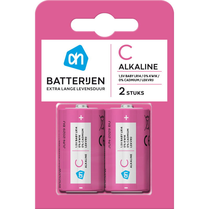 AH C alkaline batterijen