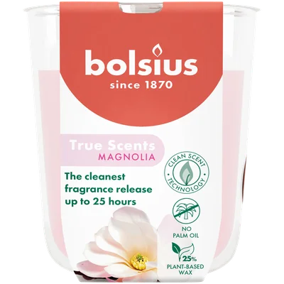 Bolsius True scents geurglas magnolia 8cm