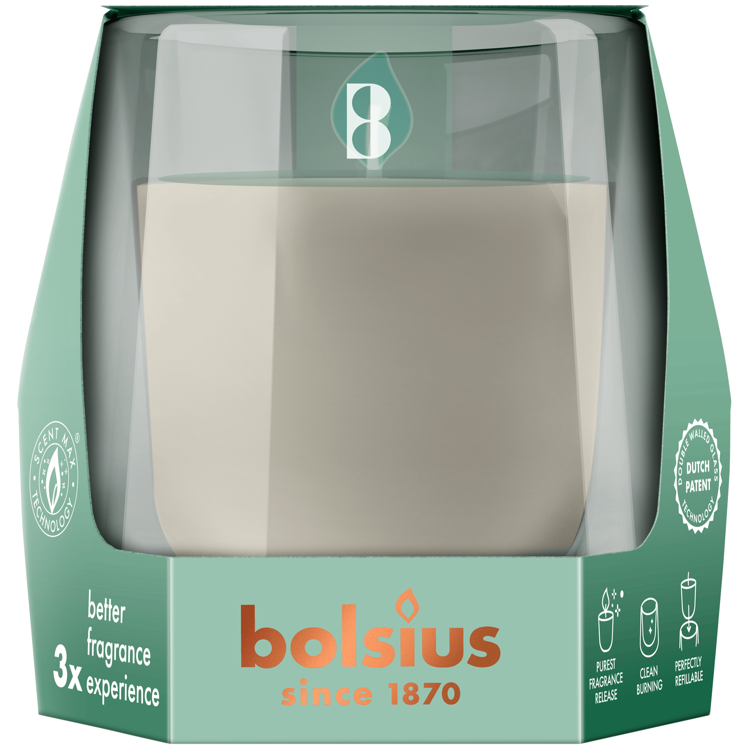 Bolsius Starterkit clean light cypress & amber