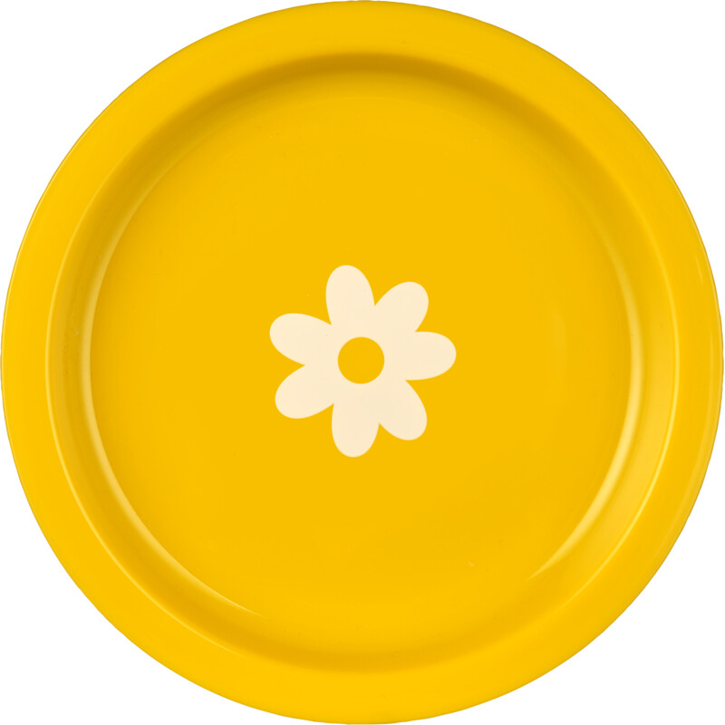 AH Kinderservies bord geel