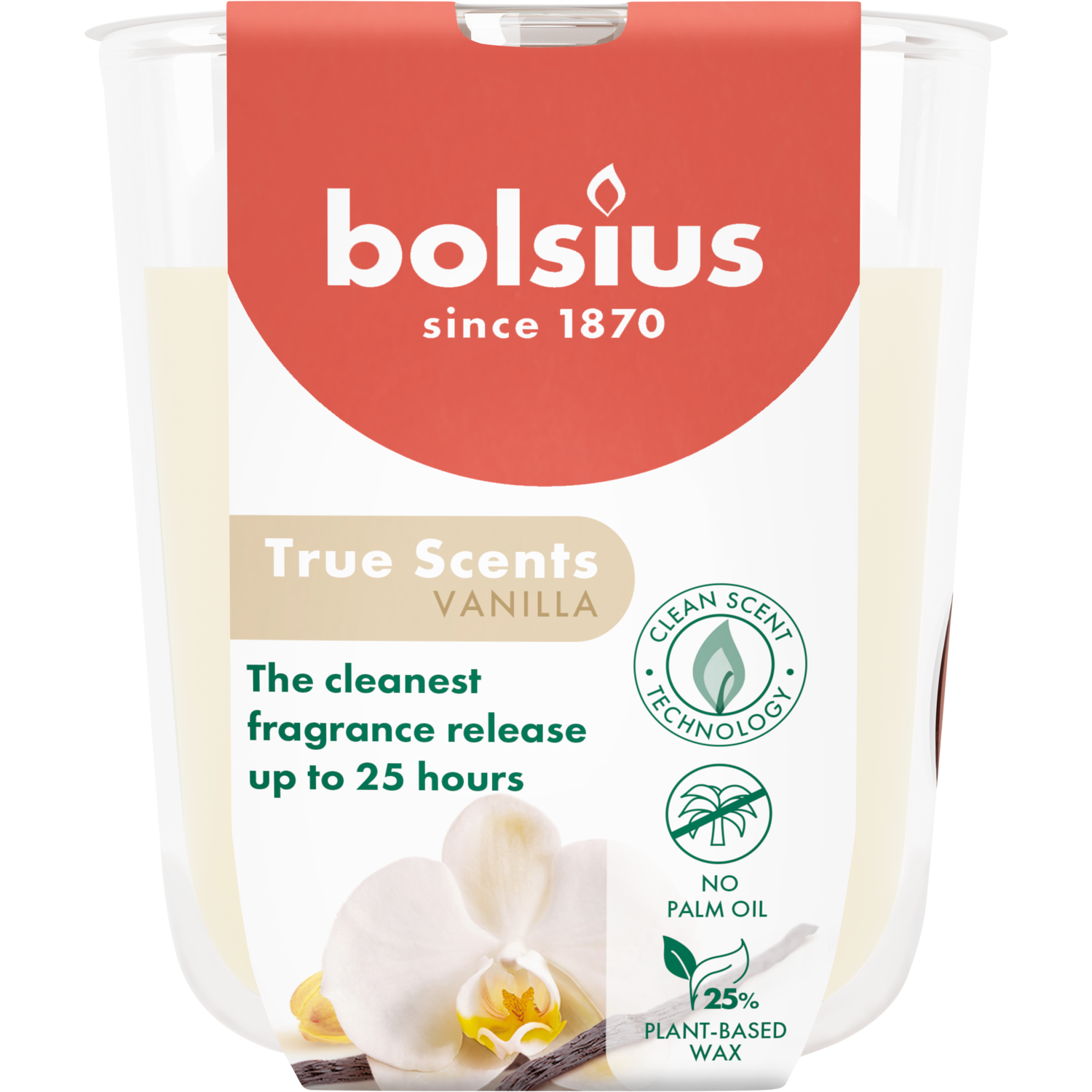 Bolsius True scents geurglas vanilla