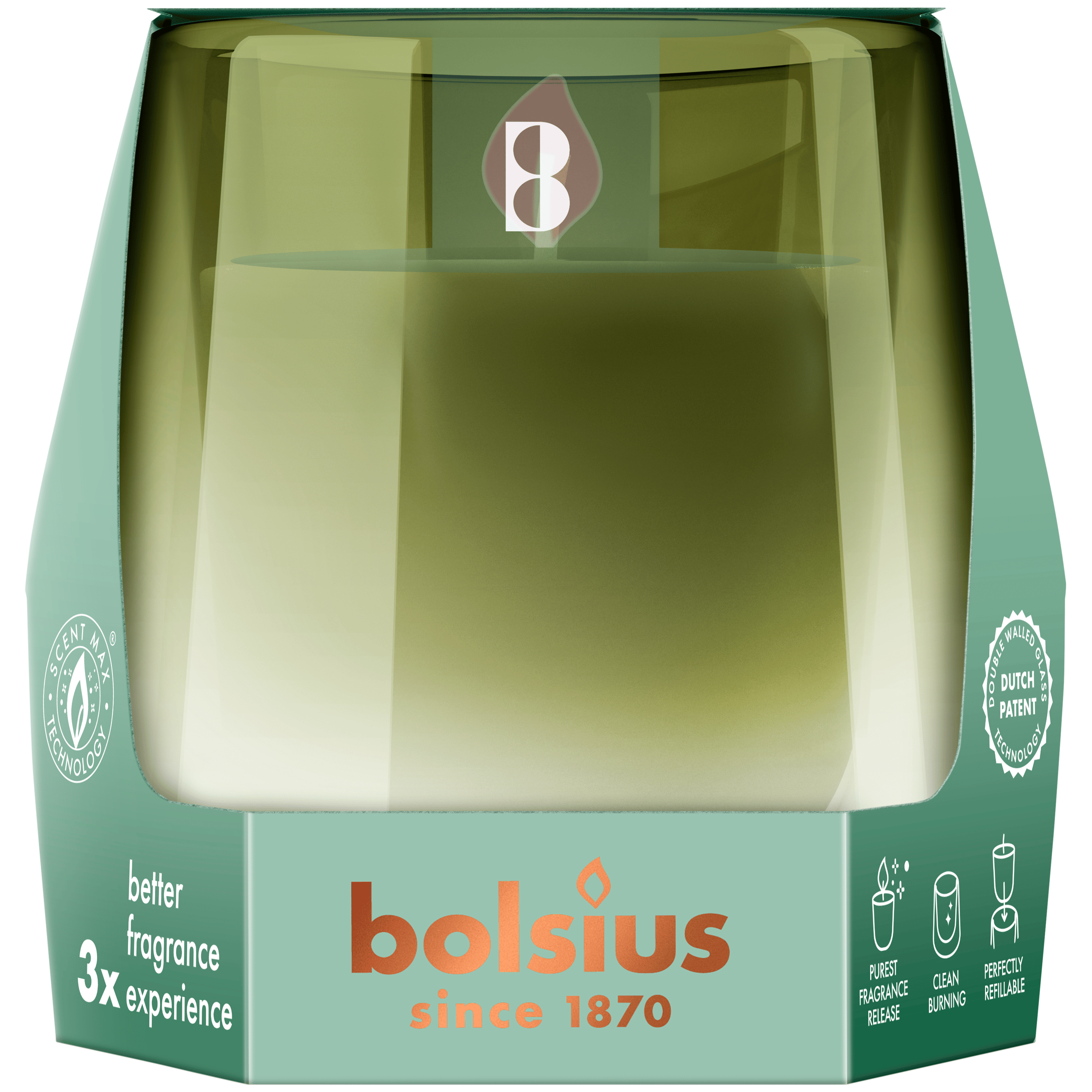 Bolsius Starterkit clean light gardenia fig