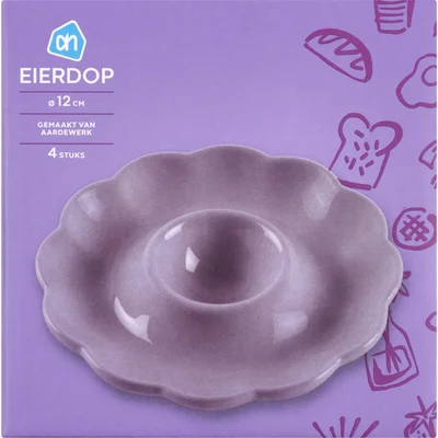 AH Sculpted eierdopje lila