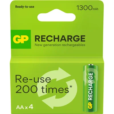 GP AA batterij oplaadbaar 1300 mAh