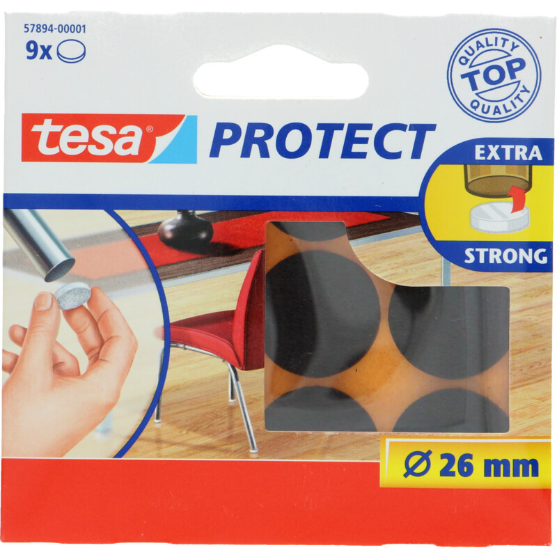 Tesa Anti krasviltjes 26mm bruin