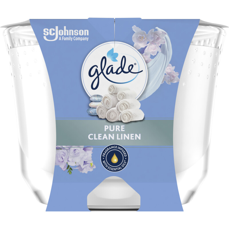 Glade Geurglas clean linnen raapzaadwas