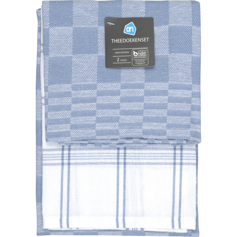 AH Theedoekenset blauw