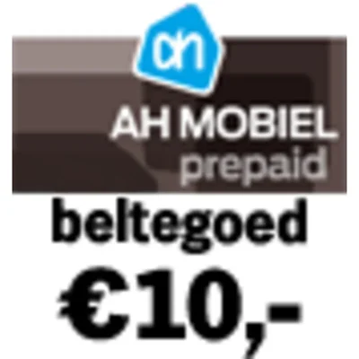 AH Mobiel prepaid beltegoed 10 euro