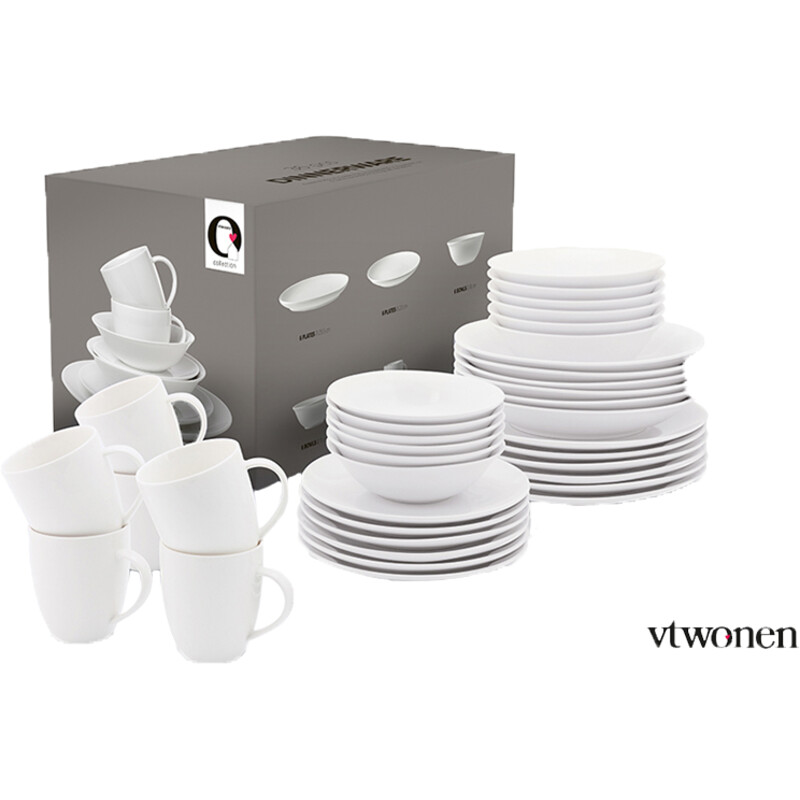 vtwonen Serviesset 36-delig white
