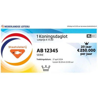 Staatsloterij Online Koningsdaglot