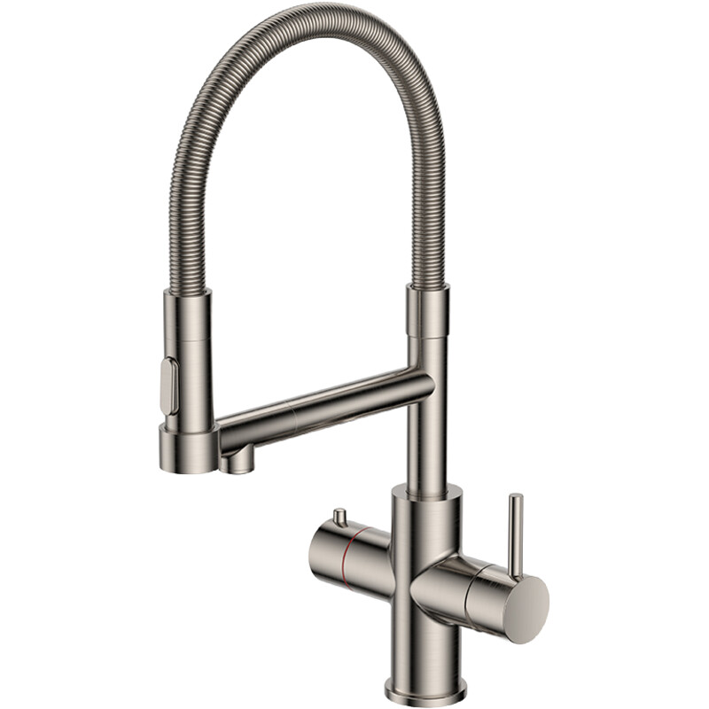 HOWAT 3-1 kokend water kraan - flexibel - RVS