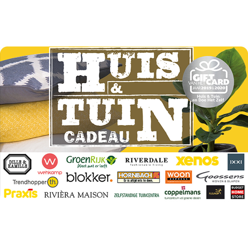 Huis & tuin cadeau e-gift 5 euro