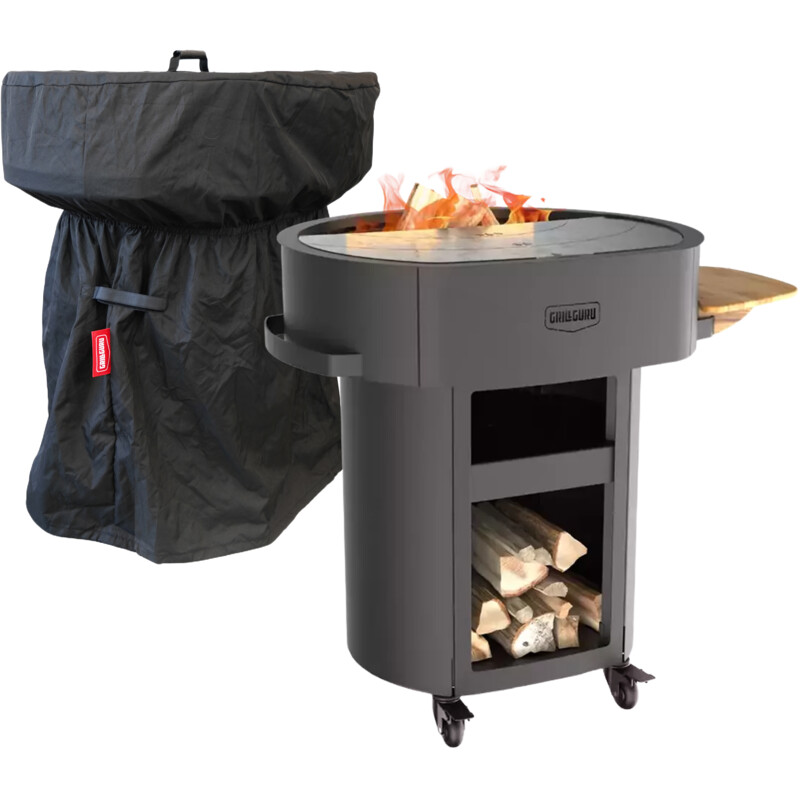 Grill Guru Plancha met hoes