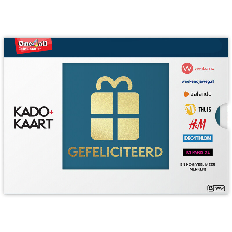  Kado+kaart gefeliciteerd e-gift 10 euro