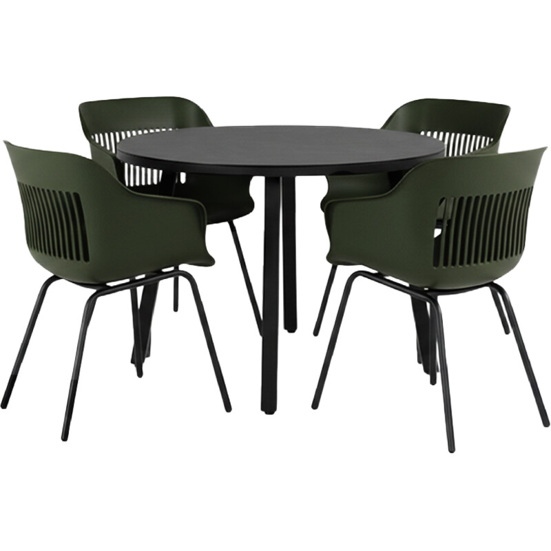 Hartman Combideal diningset Jill 120 moss groen