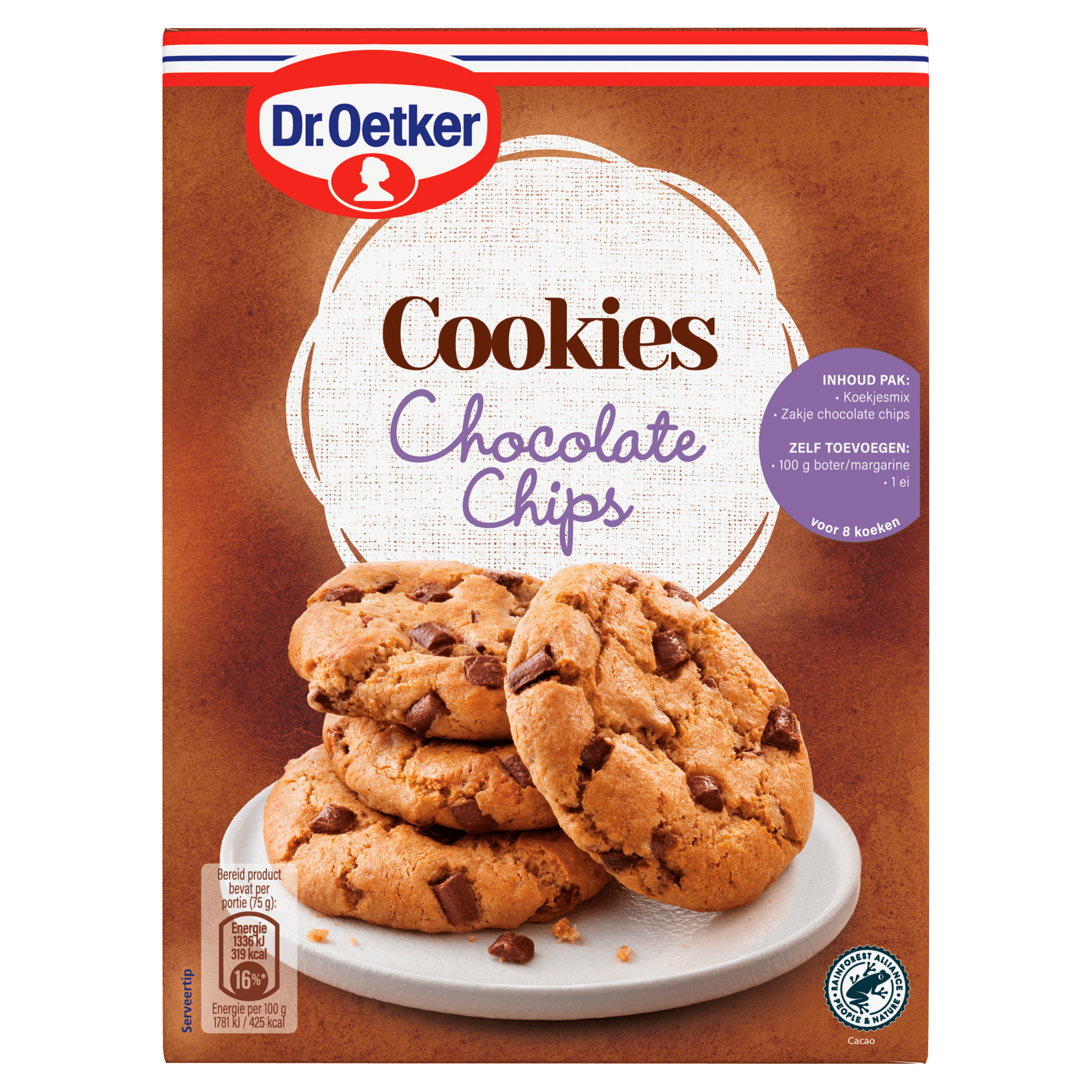 Dr. Oetker Cookies Chocolate Chips Bakmix 425 g