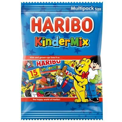 Haribo Kindermix Uitdeelzakjes 375 g