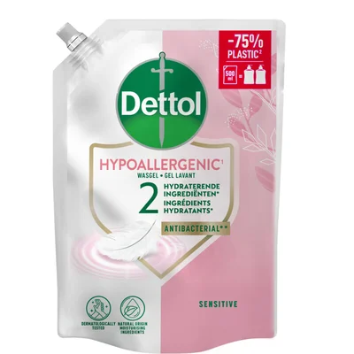 Dettol Hydrating Wasgel Aloë Vera Navulling 500 ml