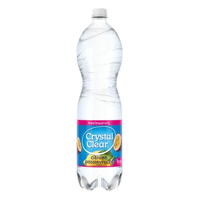 Crystal Clear Koolzuurvrij Citroen Passievrucht 1,5L
