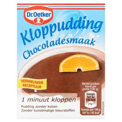 Dr. Oetker Kloppudding Chocolade 80 g