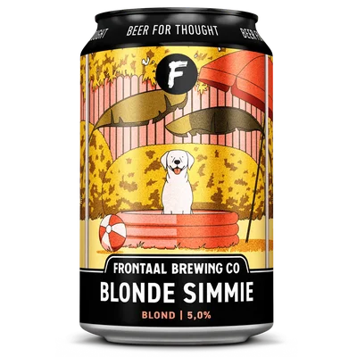 Frontaal - Blonde Simmie - Blik - 330ML
