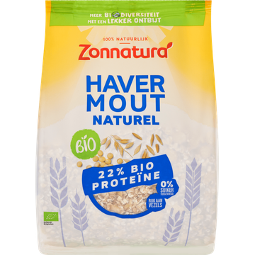 Zonnatura Bio Havermout Naturel 375 g