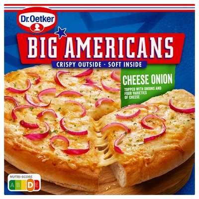 Dr. Oetker Big Americans Pizza Cheese Onion 385 g